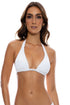 Luli Fama Pura Curiosidad Triangle Halter Top